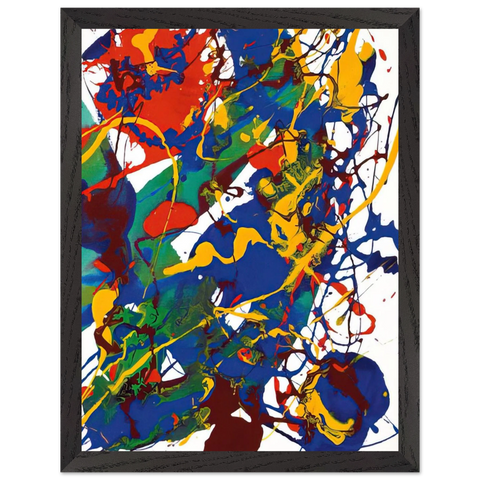 Untitled  SFP94-101 SFF 1783 by Sam Francis — Framed art print at Zephyeer