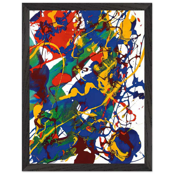 Untitled  SFP94-101 SFF 1783 by Sam Francis — Framed art print at Zephyeer