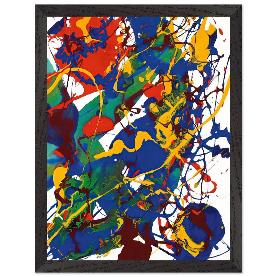 Untitled  SFP94-101 SFF 1783 by Sam Francis — Framed art print at Zephyeer