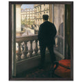 MAN AT THE WINDOW 1875 by Gustave Caillebotte — Framed art print at Zephyeer