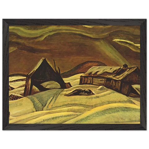 Grey Day, Laurentians - 1928 by A.Y. Jackson — Framed art print at Zephyeer