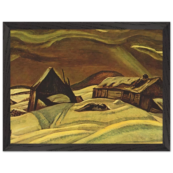 Grey Day, Laurentians - 1928 by A.Y. Jackson — Framed art print at Zephyeer