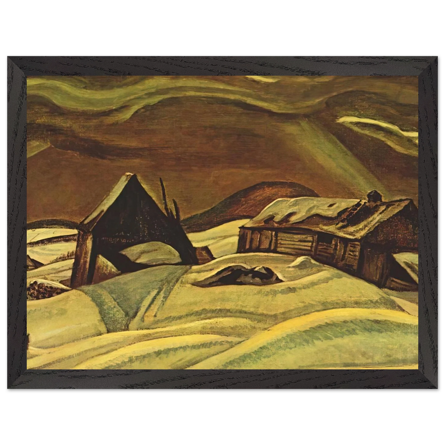 Grey Day, Laurentians - 1928 by A.Y. Jackson — Framed art print at Zephyeer