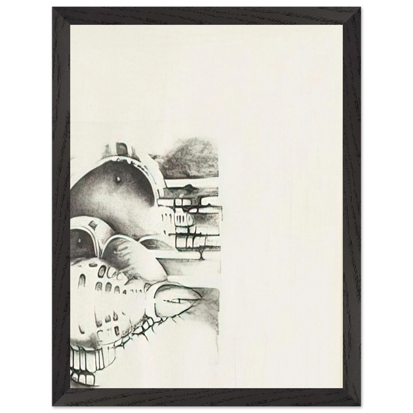 THIRTEENTH STONE 1970 by Lee Bontecou — Framed art print at Zephyeer