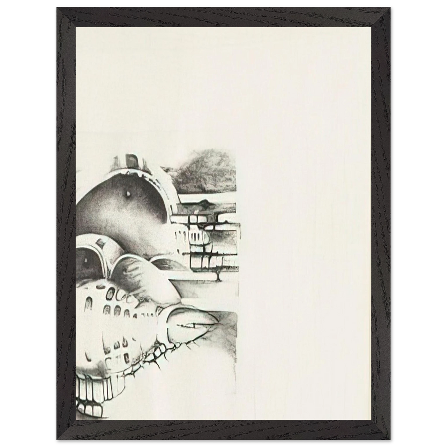 THIRTEENTH STONE 1970 by Lee Bontecou — Framed art print at Zephyeer