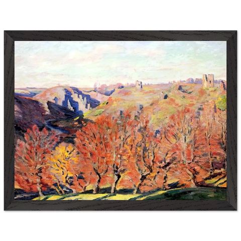 Les Ruines a Crozant - 1897 by Armand Guillaumin — Framed art print at Zephyeer