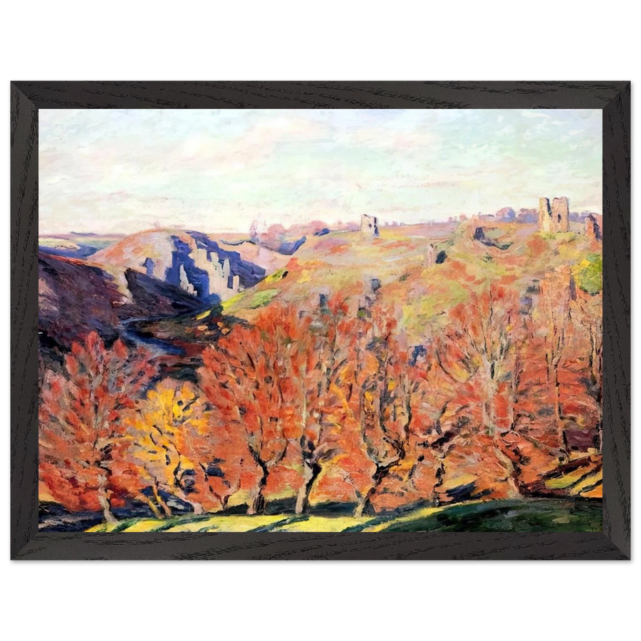 Les Ruines a Crozant - 1897 by Armand Guillaumin — Framed art print at Zephyeer
