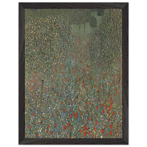 POPPY FIELD by Gustav Klimt — Framed art print at Zephyeer