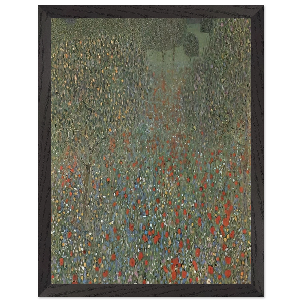 POPPY FIELD by Gustav Klimt — Framed art print at Zephyeer