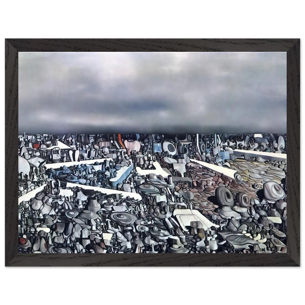 Multiplication of the Arcs by Yves Tanguy — Framed art print at Zephyeer