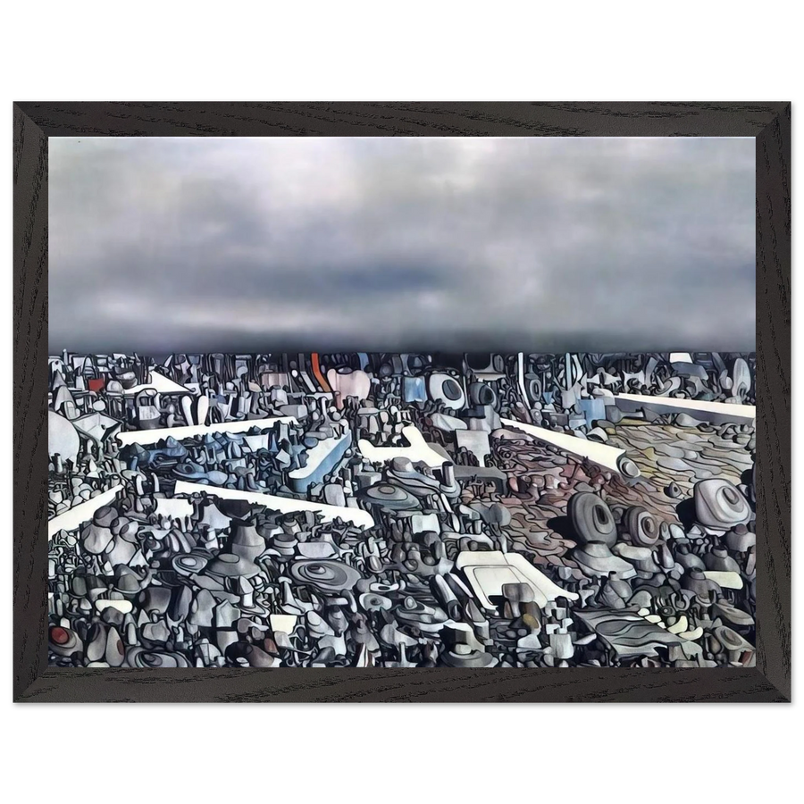 Multiplication of the Arcs by Yves Tanguy — Framed art print at Zephyeer
