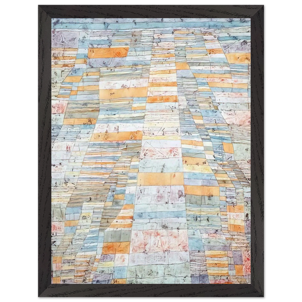 MAIN PATH AND BYWAYS 1929 by Paul Klee — Framed art print at Zephyeer