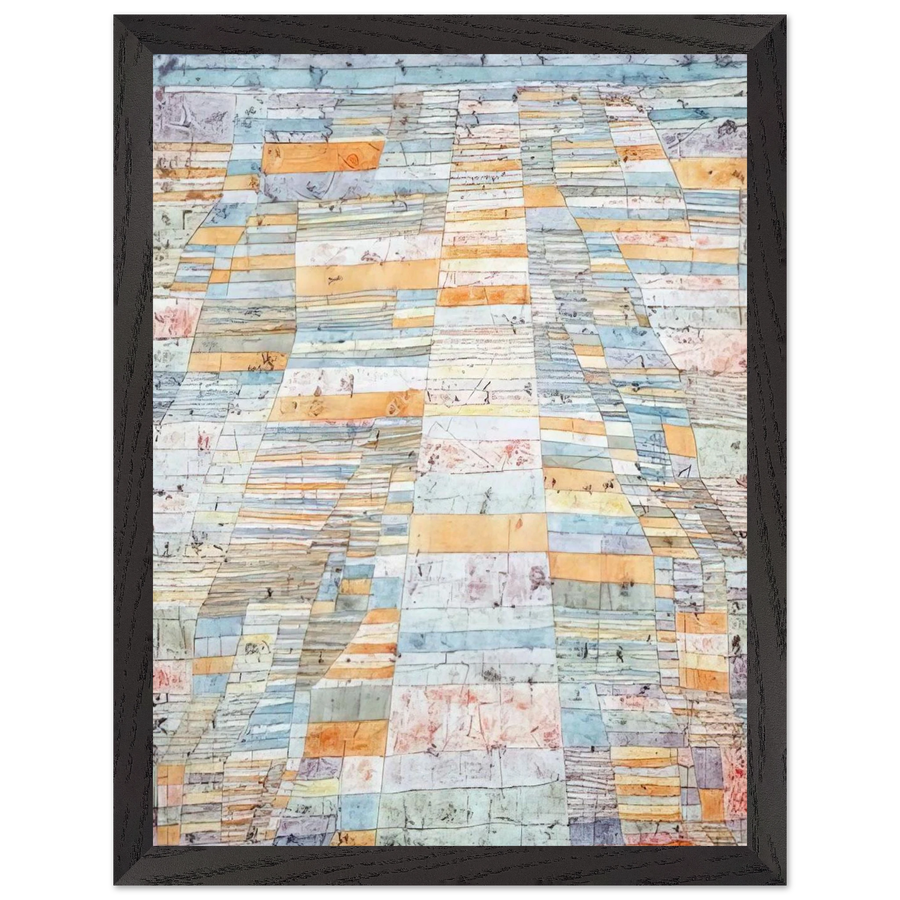 MAIN PATH AND BYWAYS 1929 by Paul Klee — Framed art print at Zephyeer