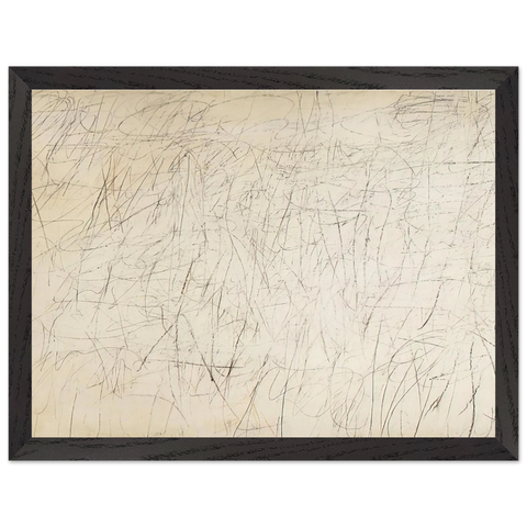 The Geeks by Cy Twombly — Framed art print at Zephyeer