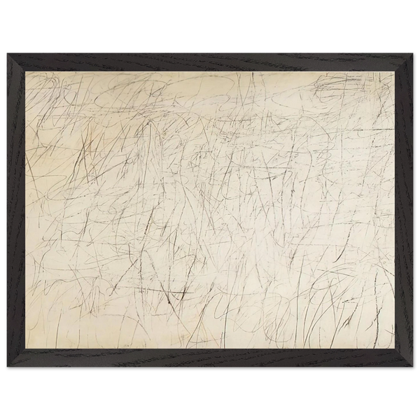 The Geeks by Cy Twombly — Framed art print at Zephyeer
