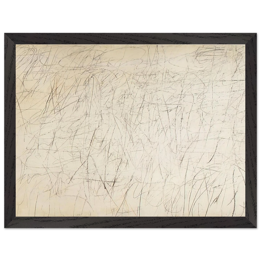 The Geeks by Cy Twombly — Framed art print at Zephyeer
