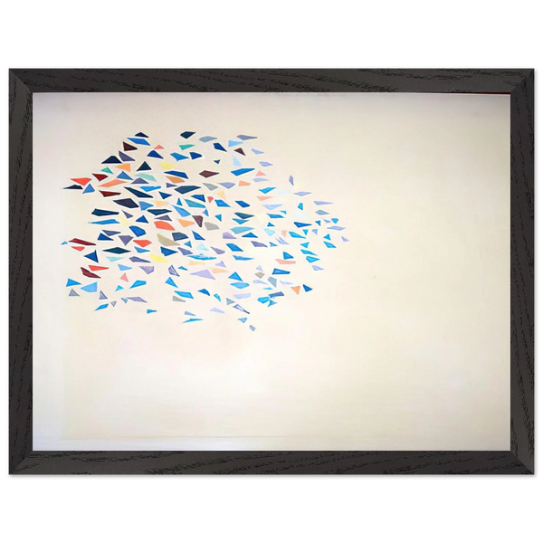 Color Shapes - 1975 by Robert Goodnough — Framed art print at Zephyeer