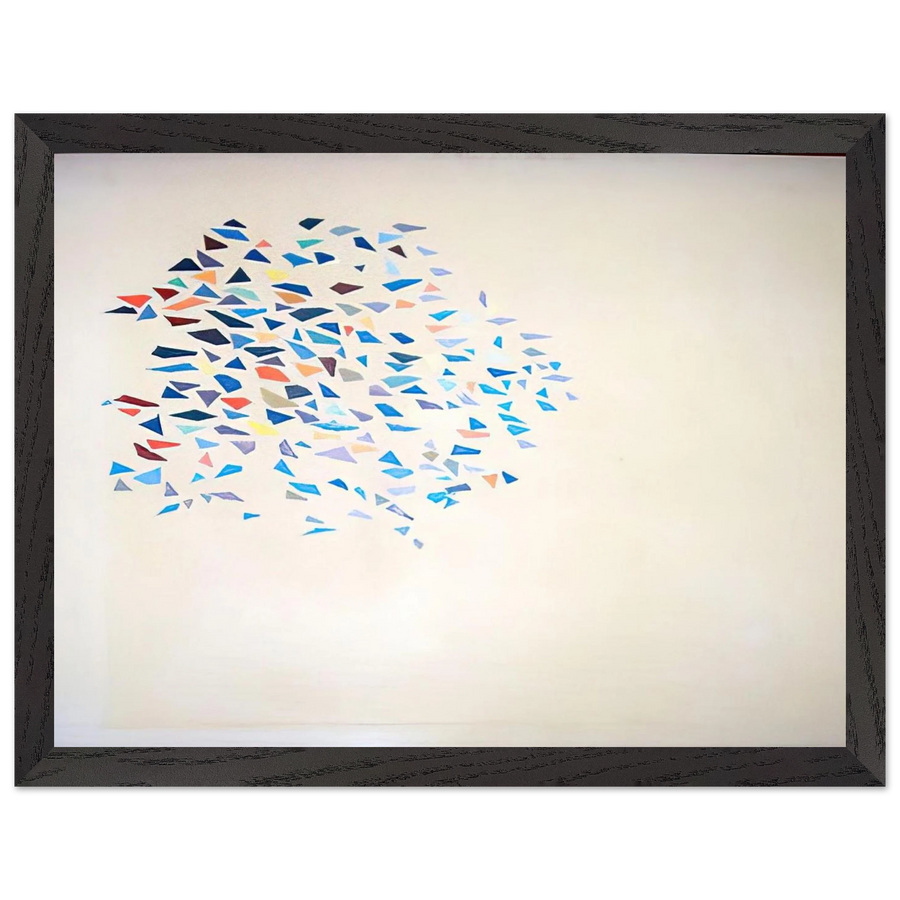 Color Shapes - 1975 by Robert Goodnough — Framed art print at Zephyeer