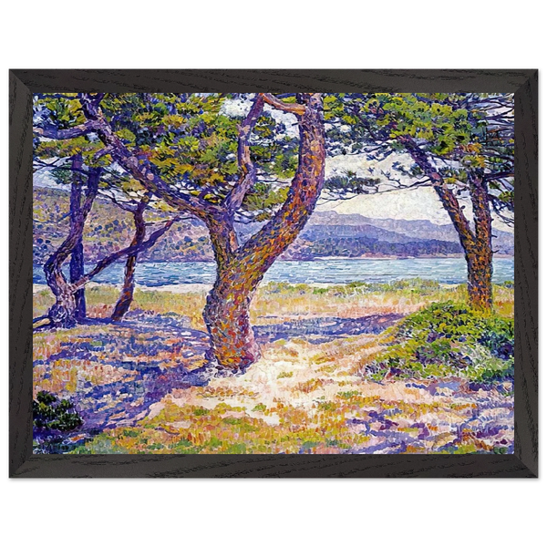 IL MEDITERRANEO PRESSO LE LAVANDOU by Theo van Rysselberghe — Framed art print at Zephyeer