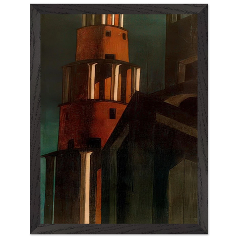 THE TOWER by Giorgio de Chirico — Framed art print at Zephyeer