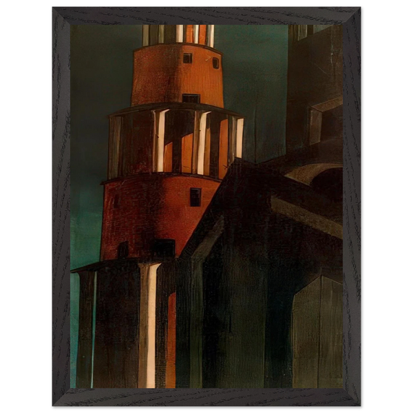 THE TOWER by Giorgio de Chirico — Framed art print at Zephyeer