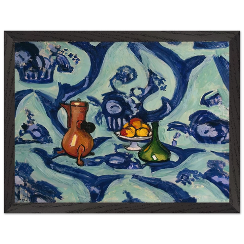 STILL LIFE WITH BLUE TABLECLOTH 1906 by Henri Matisse — Framed art print at Zephyeer