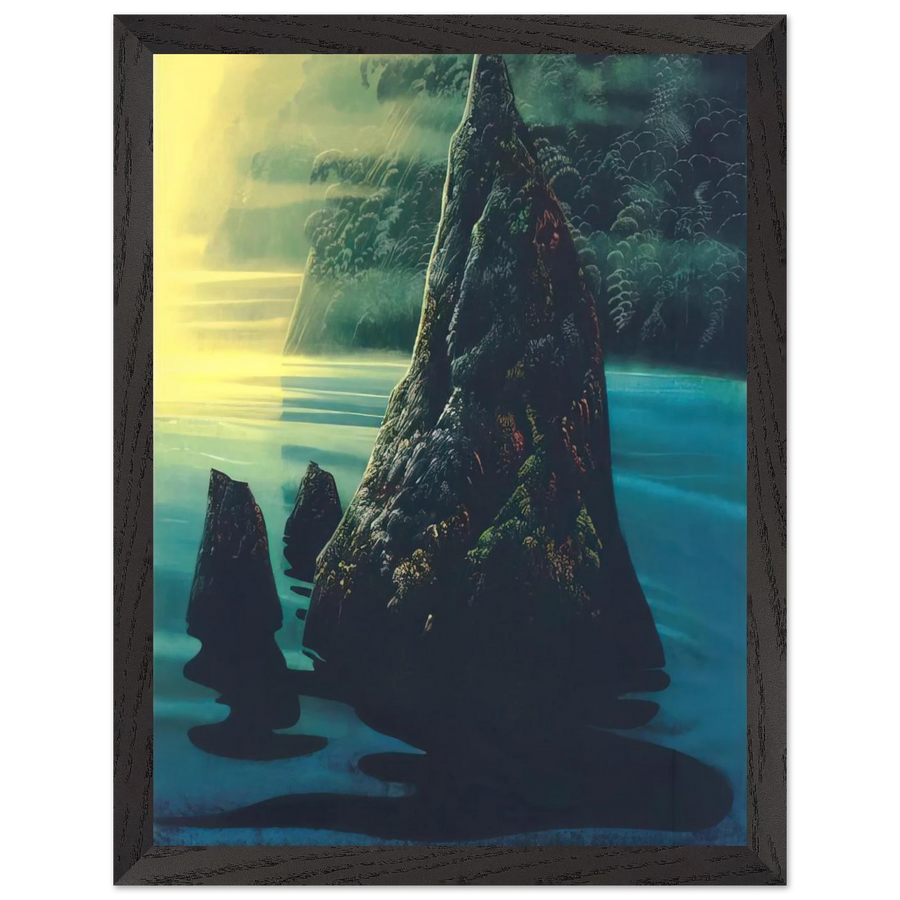 The Rock by Eyvind Earle — Framed art print at Zephyeer