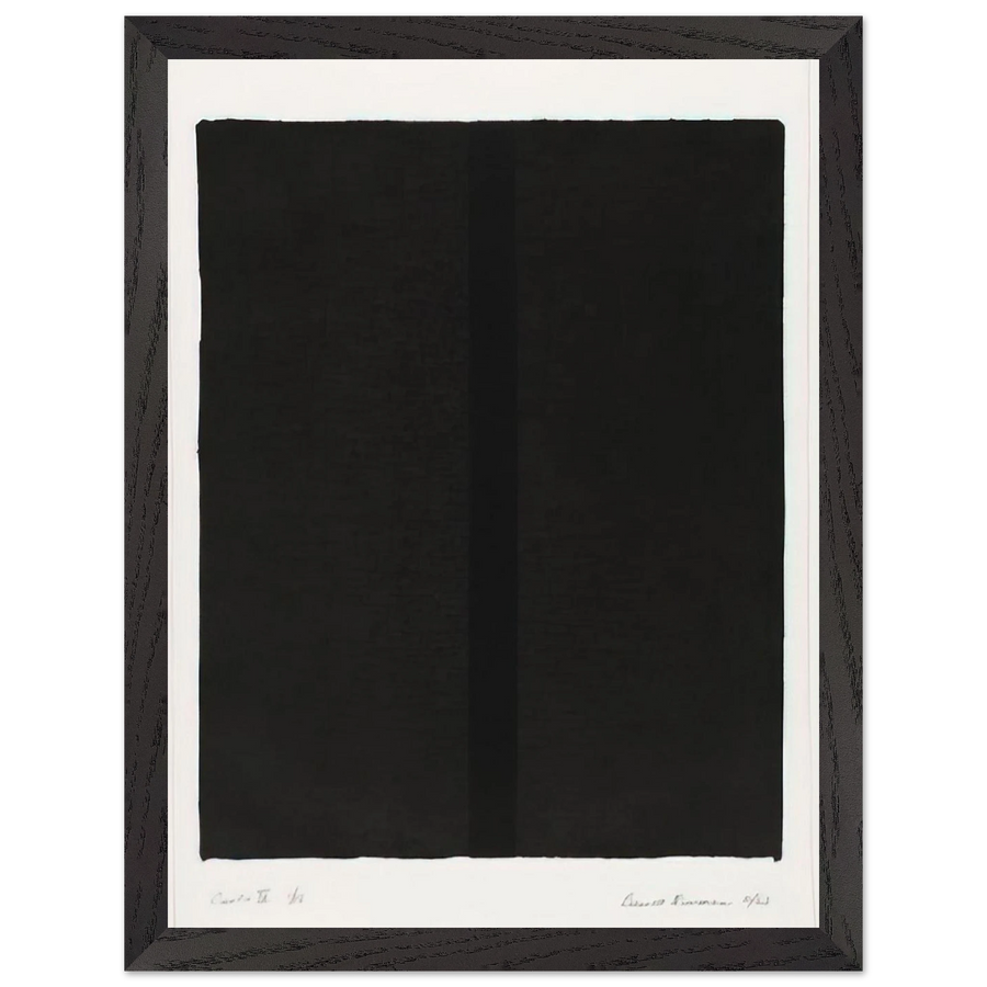 Canto IV by Barnett Newman — Framed art print at Zephyeer