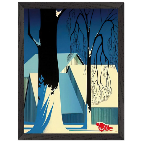 Turquoise by Eyvind Earle — Framed art print at Zephyeer