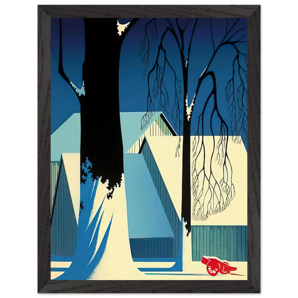 Turquoise by Eyvind Earle — Framed art print at Zephyeer