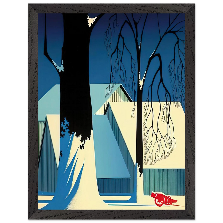Turquoise by Eyvind Earle — Framed art print at Zephyeer