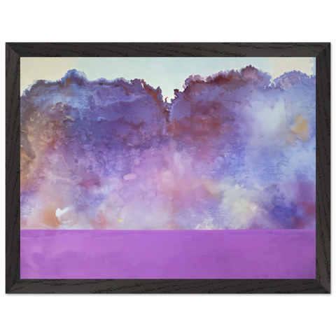 Diamond Lake - 1969 by Ronnie Landfield — Framed art print at Zephyeer