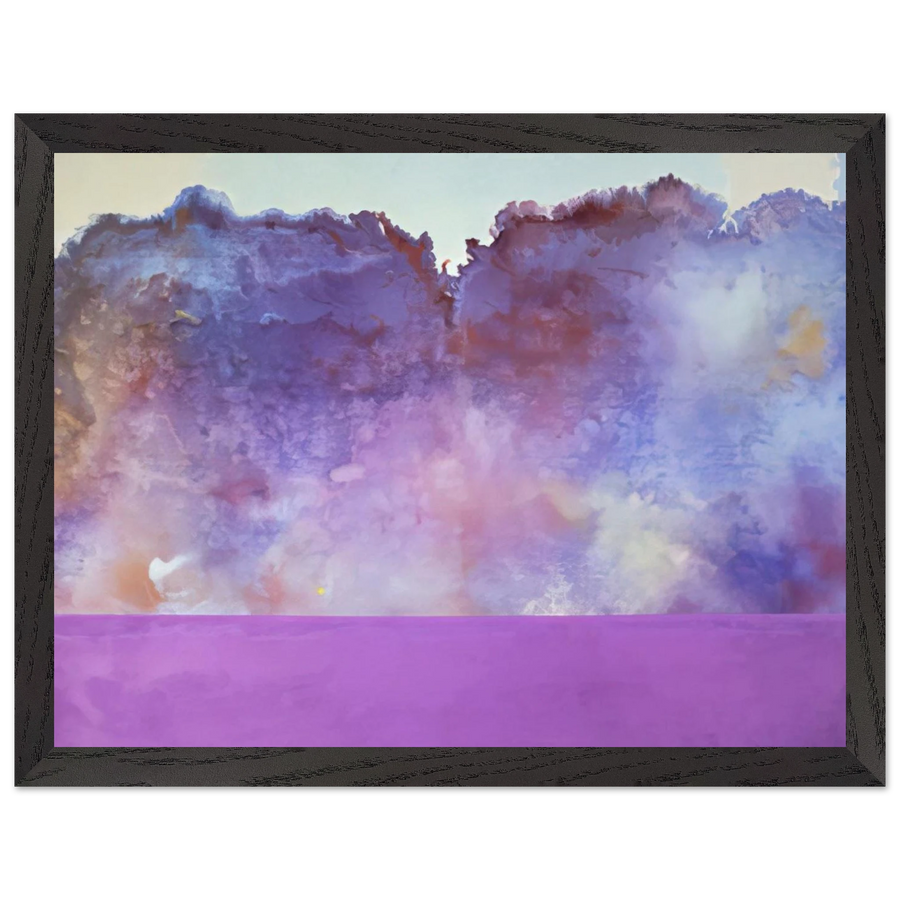Diamond Lake - 1969 by Ronnie Landfield — Framed art print at Zephyeer