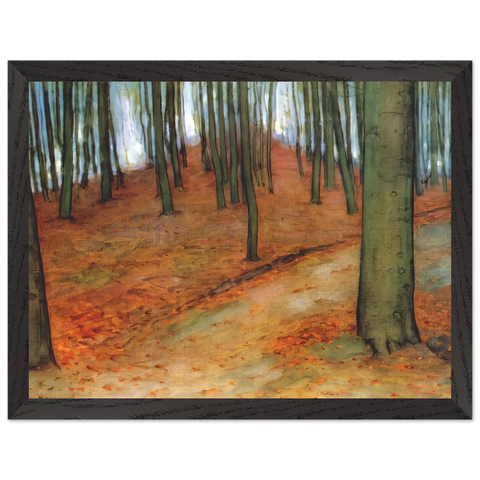Wood with Beech Trees by Piet Mondrian — Framed art print at Zephyeer