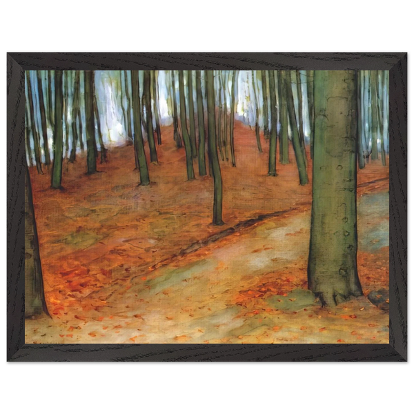 Wood with Beech Trees by Piet Mondrian — Framed art print at Zephyeer