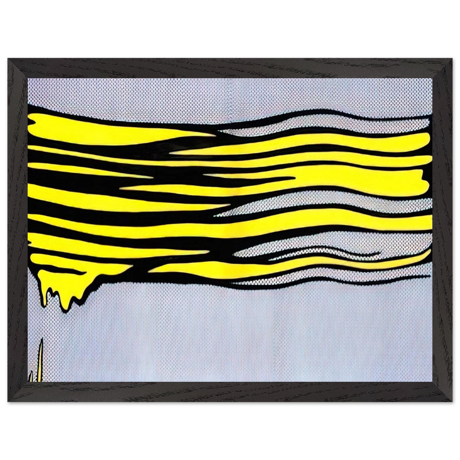 YELLOW BRUSHSTROKE II 1965 by Roy Lichtenstein — Framed art print at Zephyeer