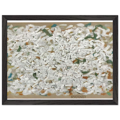 Untitled - 1963 by Robert Ryman — Framed art print at Zephyeer