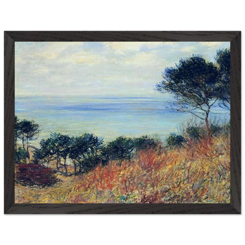 The Coast of Varengeville by Claude Monet — Framed art print at Zephyeer