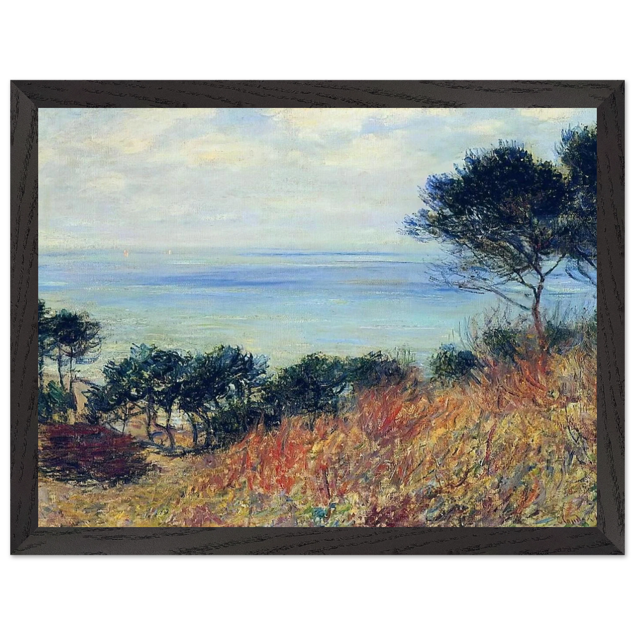 The Coast of Varengeville by Claude Monet — Framed art print at Zephyeer