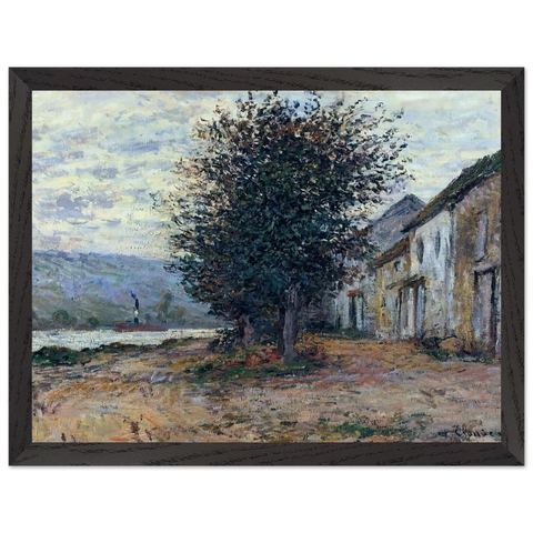 The Banks of the Seine by Claude Monet — Framed art print at Zephyeer