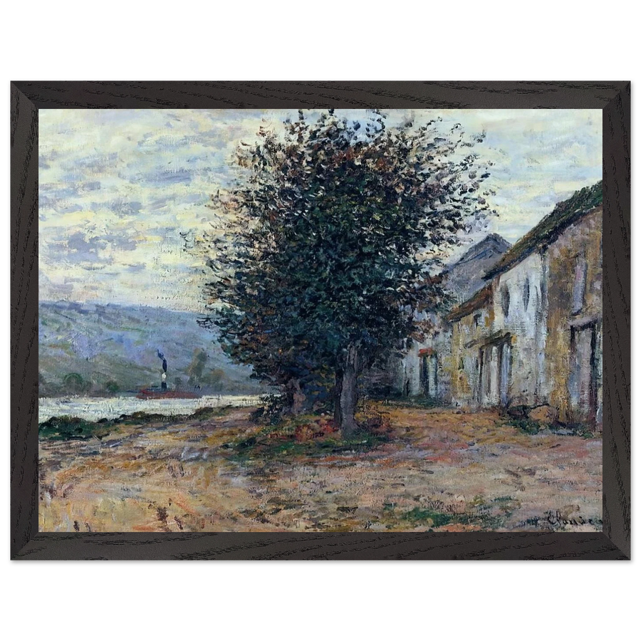 The Banks of the Seine by Claude Monet — Framed art print at Zephyeer