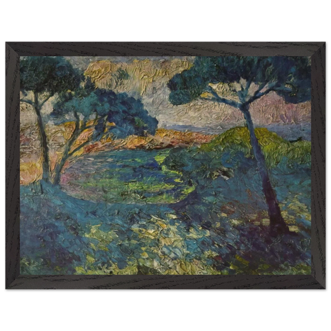 THE THREE PINES by Salvador Dali — Framed art print at Zephyeer