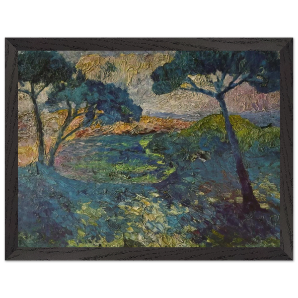 THE THREE PINES by Salvador Dali — Framed art print at Zephyeer