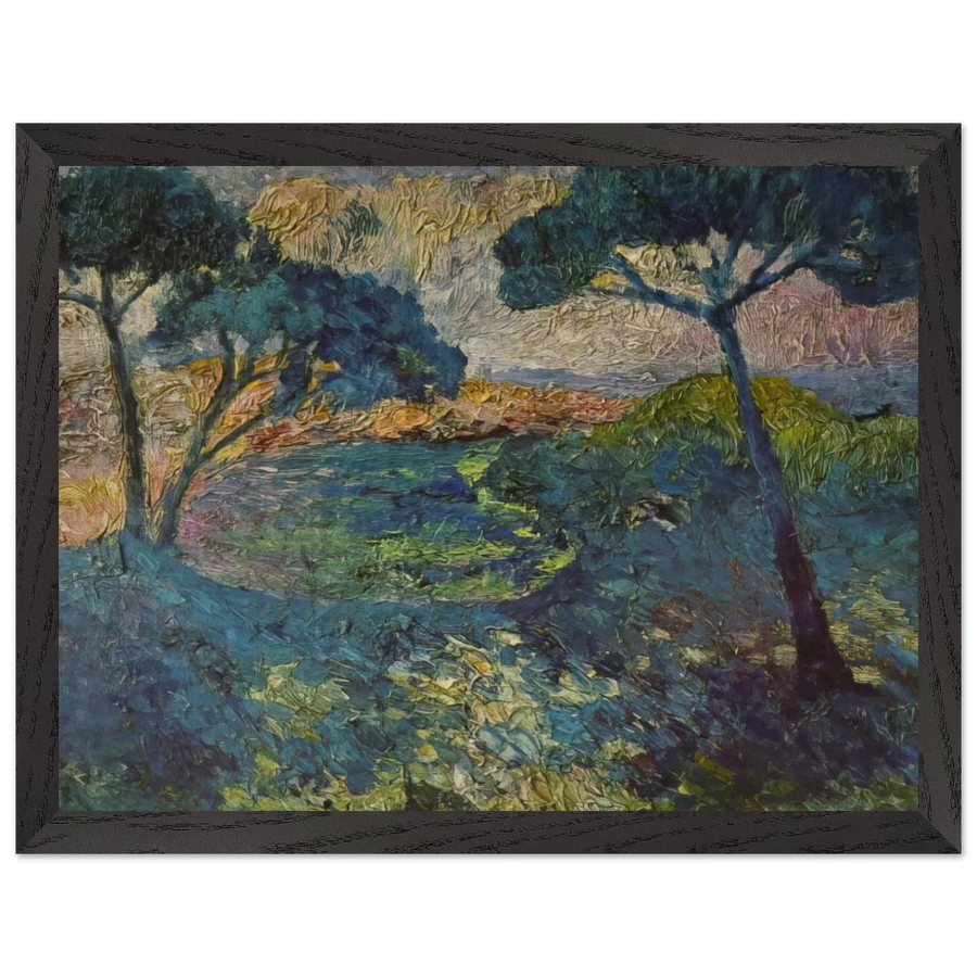THE THREE PINES by Salvador Dali — Framed art print at Zephyeer