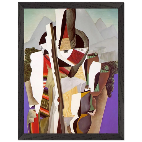 ZAPATISTA LANDSCAPE THE GUERRILLA 1915 by Diego Rivera — Framed art print at Zephyeer