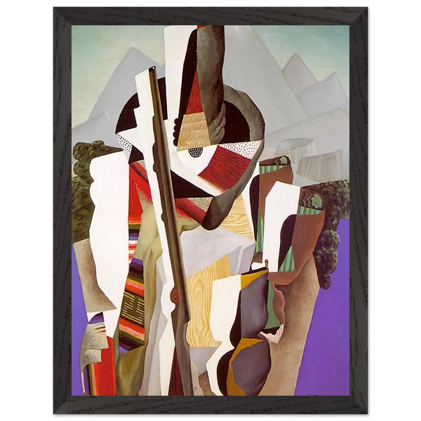 ZAPATISTA LANDSCAPE THE GUERRILLA 1915 by Diego Rivera — Framed art print at Zephyeer