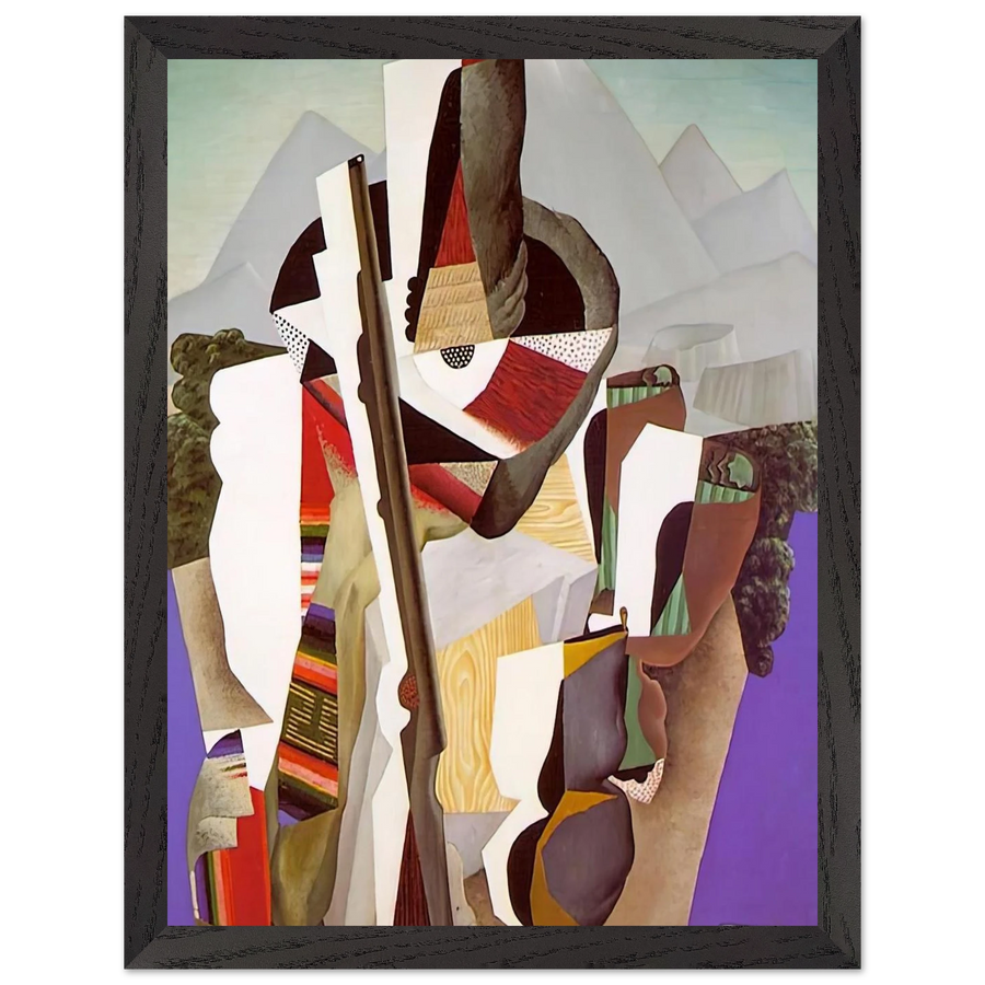 ZAPATISTA LANDSCAPE THE GUERRILLA 1915 by Diego Rivera — Framed art print at Zephyeer