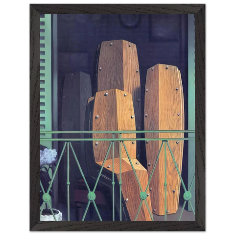 MANET S BALCONY 1950 by Rene Magritte — Framed art print at Zephyeer