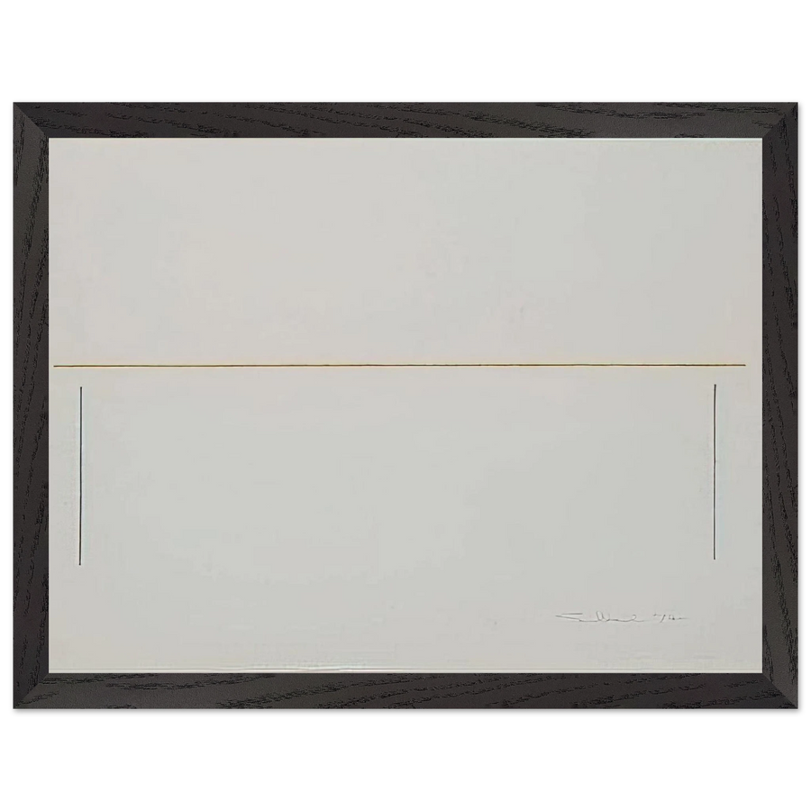 Untitled - 1974 by Fred Sandback — Framed art print at Zephyeer