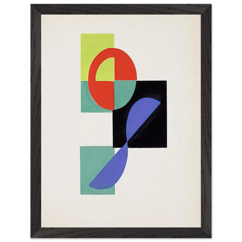 POEMS BY TRISTAN TZARA by Sonia Delaunay — Framed art print at Zephyeer